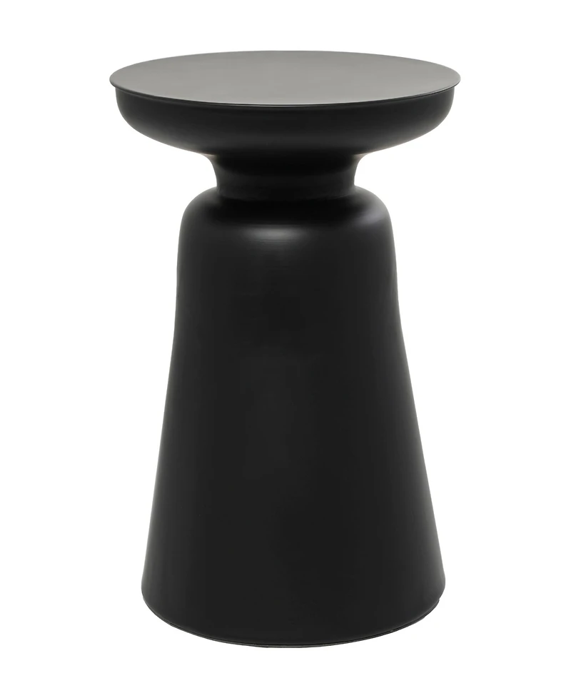 Rosemary Lane 19" Metal with Bell Shaped Base Accent Table