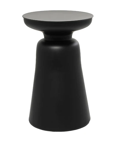 Rosemary Lane 19" Metal with Bell Shaped Base Accent Table