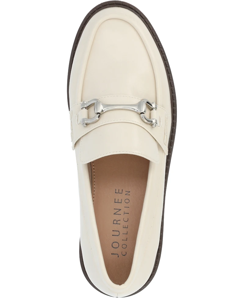 Journee Collection Women's Jessamey Lug Sole Round Toe Loafers