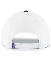 Men's '47 Brand White Chicago Cubs Flag Script Hitch Snapback Hat