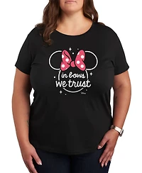 Hybrid Apparel Trendy Plus Minnie Mouse Graphic T-shirt