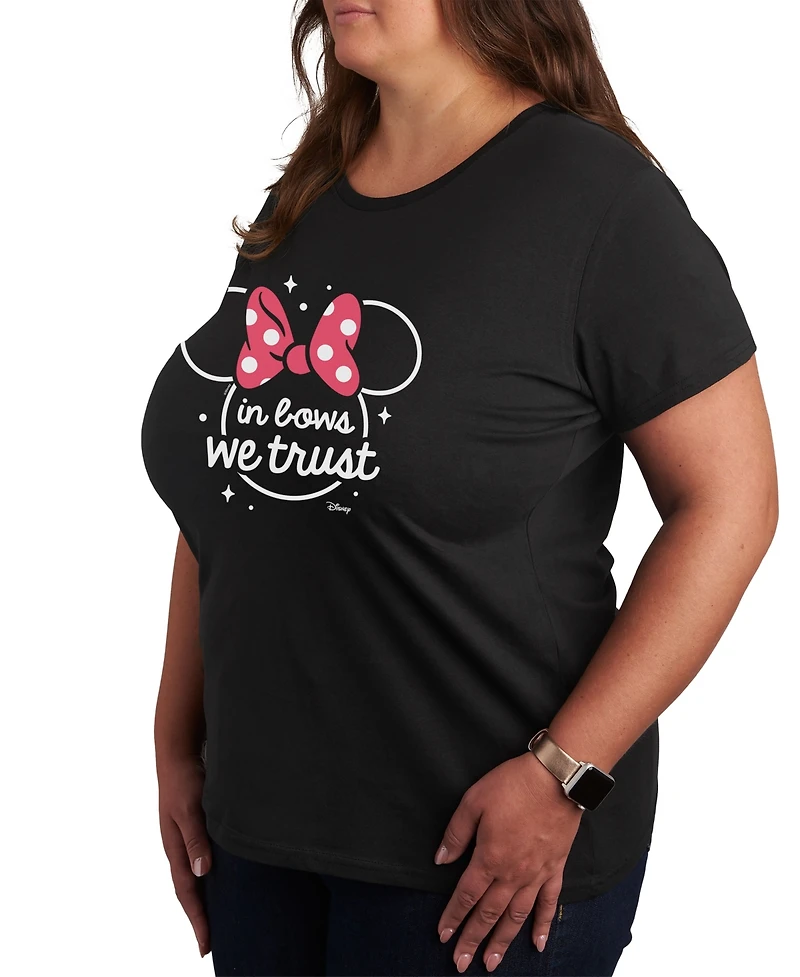 Hybrid Apparel Trendy Plus Minnie Mouse Graphic T-shirt