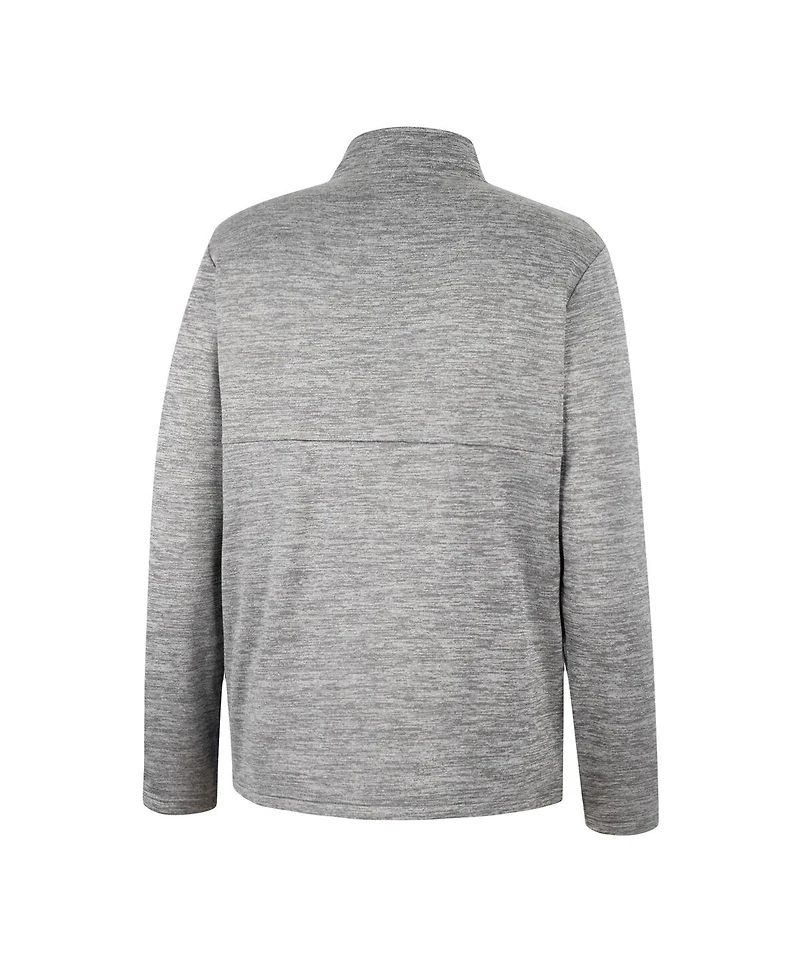 Men's Colosseum Gray Oklahoma State Cowboys John Half-Zip Jacket