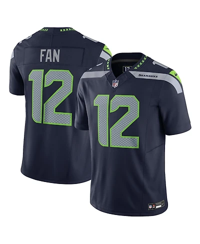 Men's Nike 12th Fan Navy Seattle Seahawks Vapor F.u.s.e. Limited Jersey