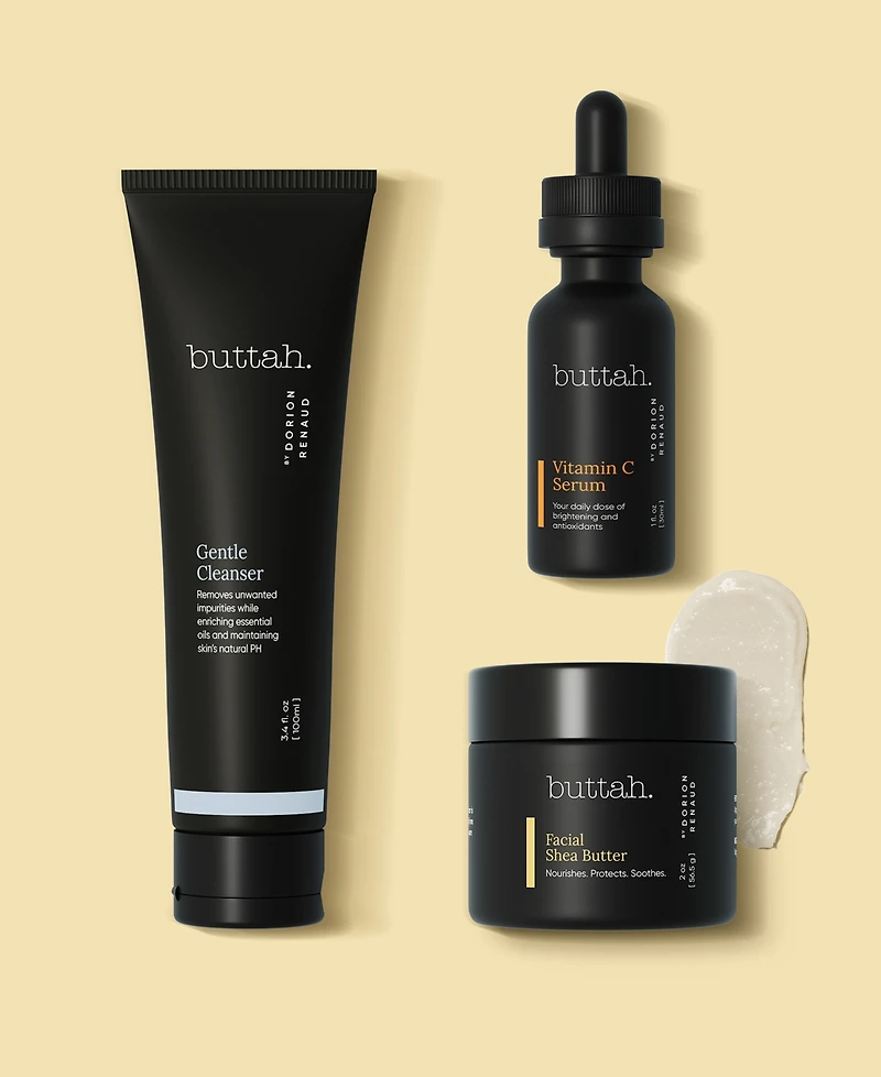 Buttah Skin 3-Pc. Skin Transforming Kit with Facial Shea Butter