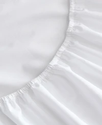 Nautica Solid Cotton Percale Fitted Sheet