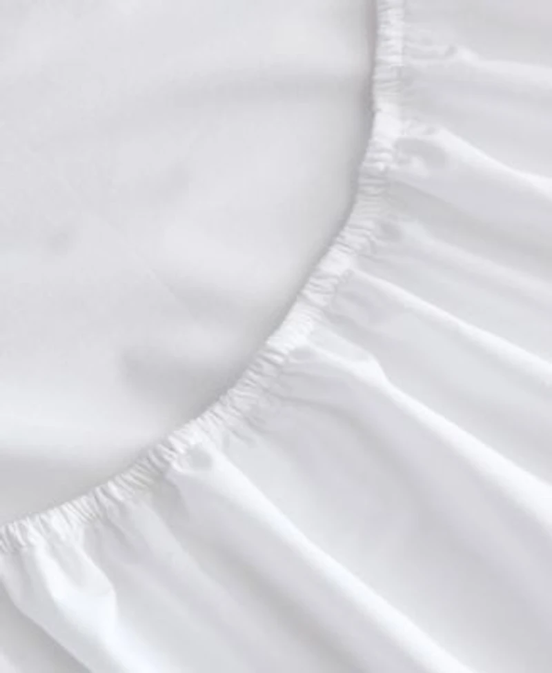 Nautica Solid Cotton Percale Fitted Sheets