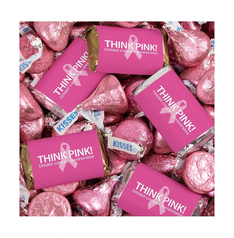 Just Candy Breast Cancer Awareness Candy Hershey's Chocolate