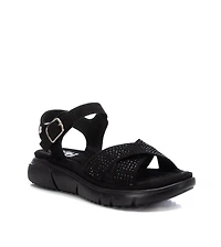 Women's Flat Suede Sandals By Xti