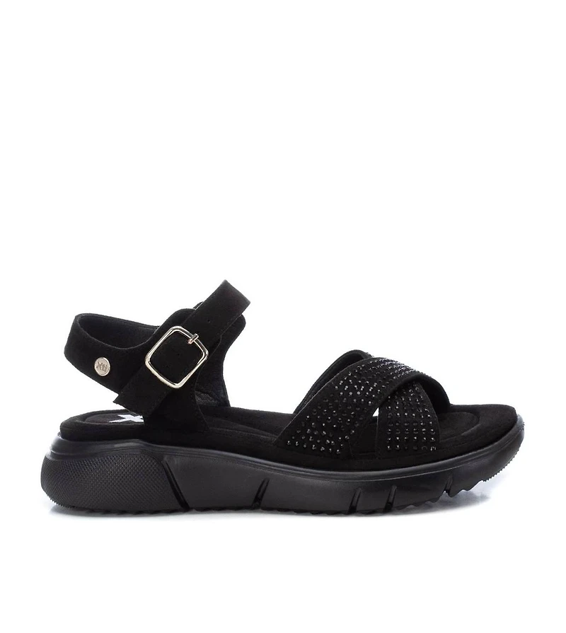 Women's Flat Suede Sandals By Xti