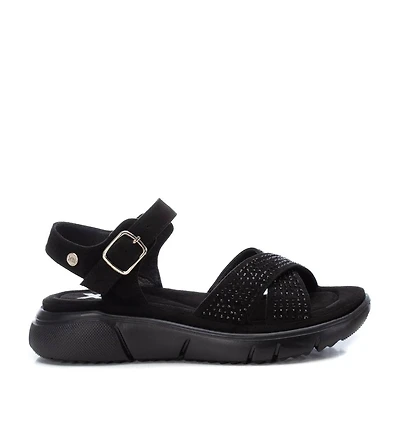 Women's Flat Suede Sandals By Xti