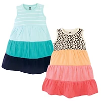 Hudson Baby Baby Girls Cotton Dresses
