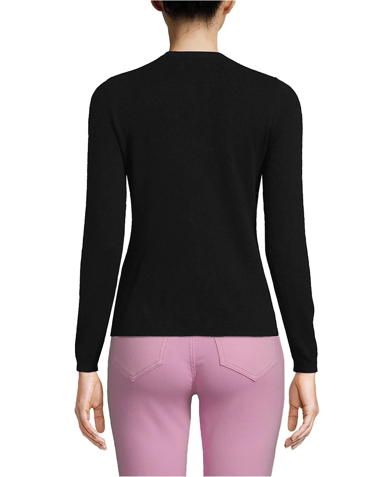 Lands' End Women's Cashmere Cardigan Sweater