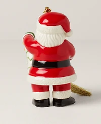 Lenox African American Santa & Stocking Porcelain Ornament