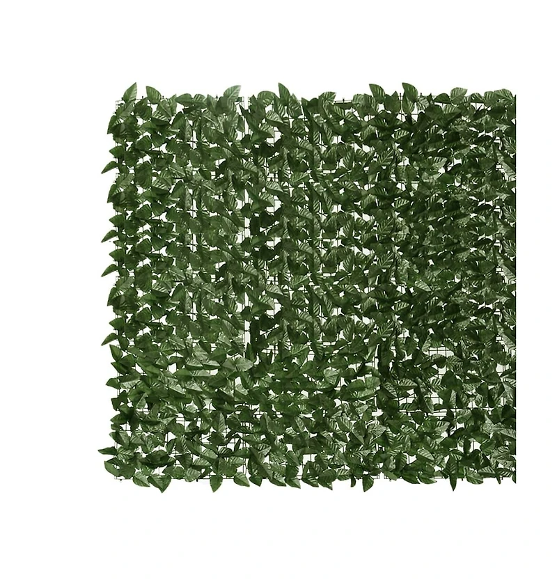 Balcony Screen with Dark Green Leaves 118.1"x59.1"