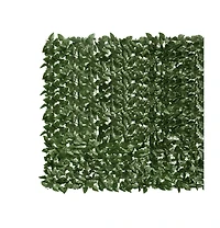 Balcony Screen with Dark Green Leaves 118.1"x59.1"