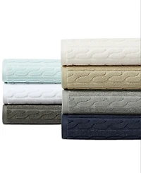 Lauren Ralph Sanders Cable Bath Towel, 30" x 56"