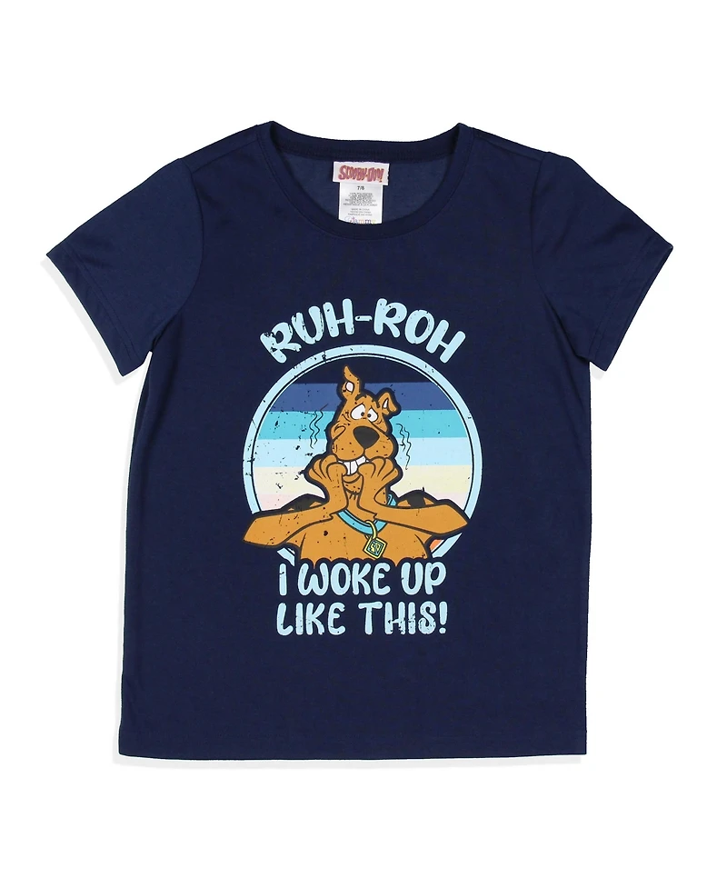 Scooby-Doo Girls Ruh Roh! I Woke Up Like This Sleep 2-Piece Jogger Pajama Set