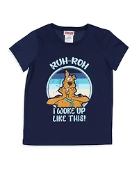Scooby-Doo Girls Ruh Roh! I Woke Up Like This Sleep 2-Piece Jogger Pajama Set