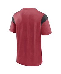 Men's Fanatics Cardinal, Black Arizona Cardinals Home Stretch Team T-shirt