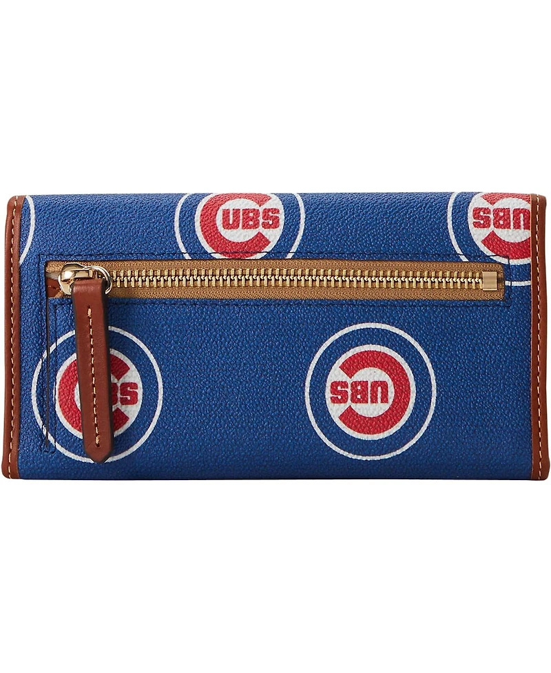 Women's Dooney & Bourke Chicago Cubs Sporty Monogram Continental Clutch