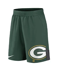 Men's Nike Green Green Bay Packers Stretch Performance Shorts
