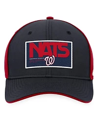 Men's Nike Navy, Red Washington Nationals Classic99 Colorblock Performance Snapback Hat