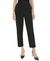 Calvin Klein Women's Elastic-Back Ankle Pants