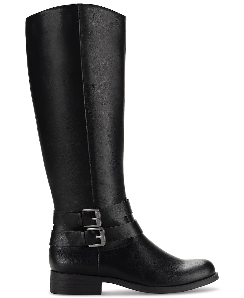 Style & Co Women's Maliaa Buckled Riding Boots, Created for Macy's