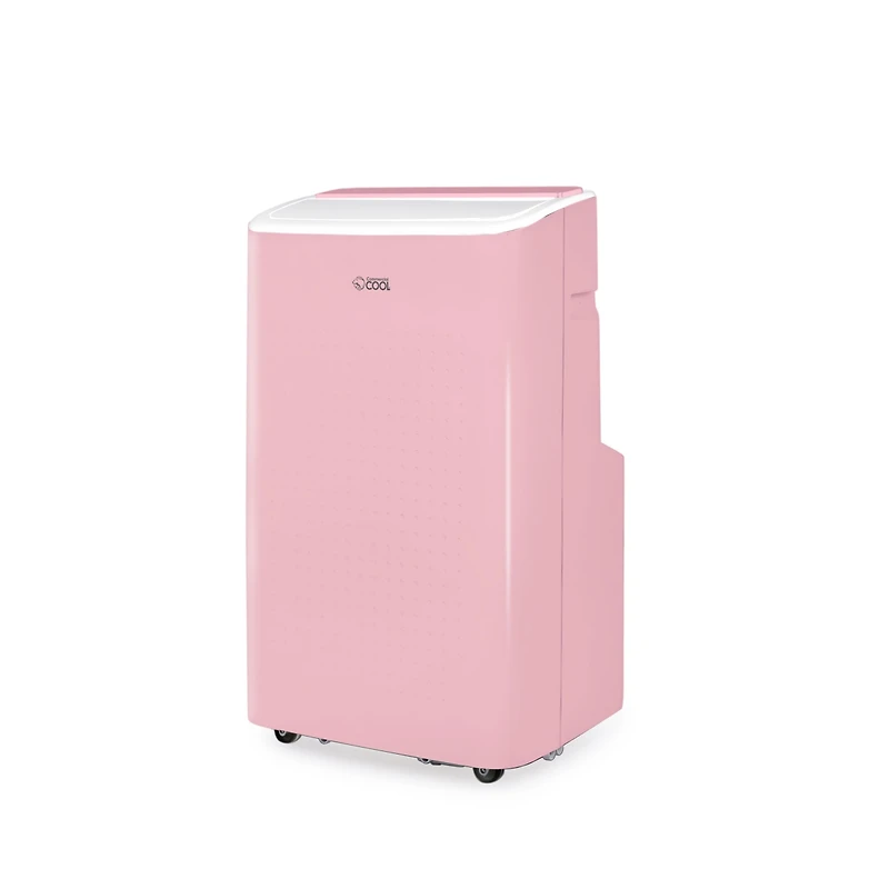 Commercial Cool Portable Air Conditioner, Dehumidifier & Fan, Portable Ac 9,000 Btu Bedroom Ac & Covers up to 400 Sq. Ft., Wifi Enabled,Pink