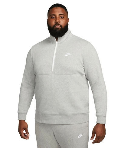Nike Sportswear Club Men's Brushed Back Half-Zip Pullover