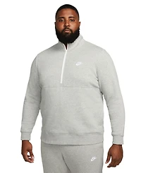 Nike Sportswear Club Men's Brushed Back Half-Zip Pullover