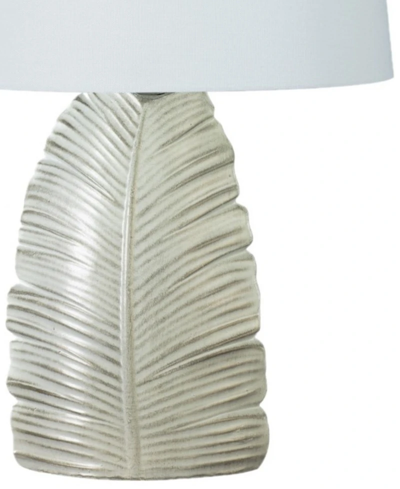 23" Casual Resin Table Lamp with Designer Shade