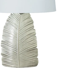 23" Casual Resin Table Lamp with Designer Shade