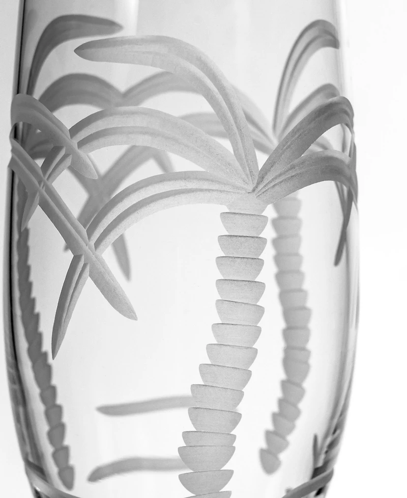 Rolf Glass Palm Tree Champagne Flute 8oz