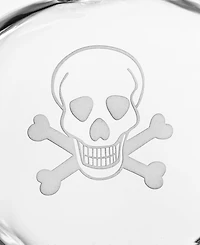 Rolf Glass Skull And Crossbones 3 Piece Gift Set