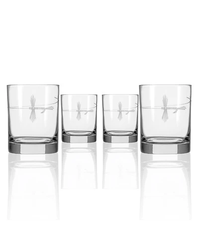 Rolf Glass Fly Fishing Double Old Fashioned Glass 13oz