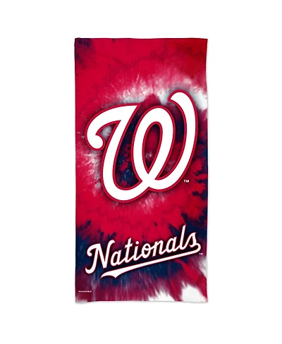 Wincraft Washington Nationals 60'' x 30'' Tie-Dye Spectra Beach Towel