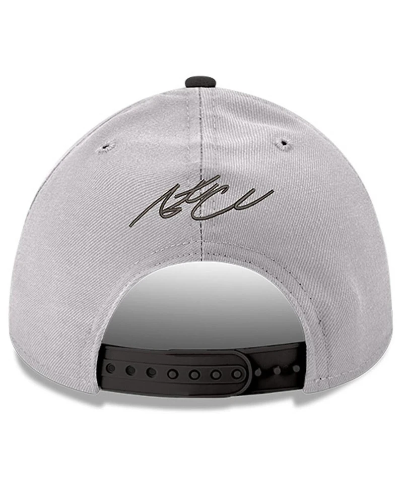 Men's New Era Gray, Black Austin Cindric 9FORTY Snapback Adjustable Hat