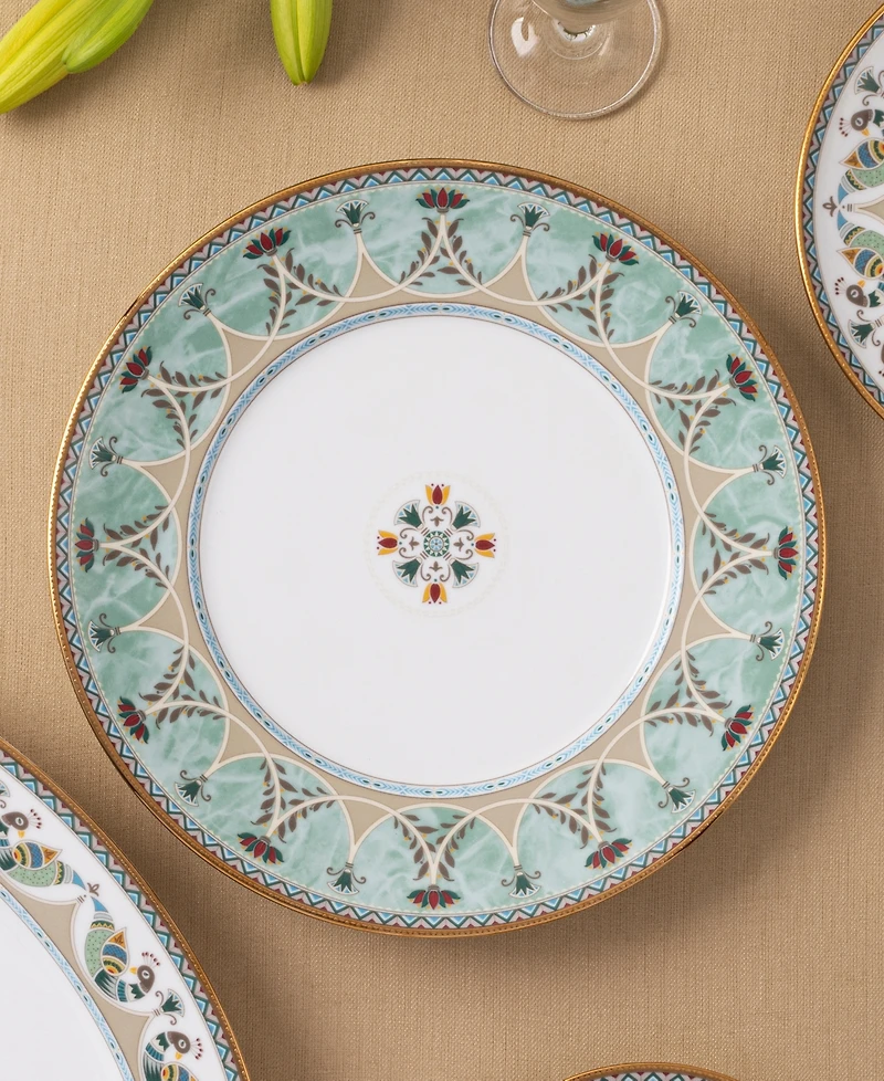 Noritake Serene Garden 4 Piece Dinner Plates Set, 10.5", Service for 4