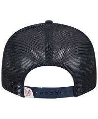 Men's New Era Navy New York Yankees Team Color Trucker 9FIFTY Snapback Hat