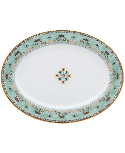 Noritake Serene Garden Oval Platter, 14"
