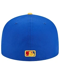Men's New Era Royal, Yellow Cincinnati Reds Empire 59FIFTY Fitted Hat