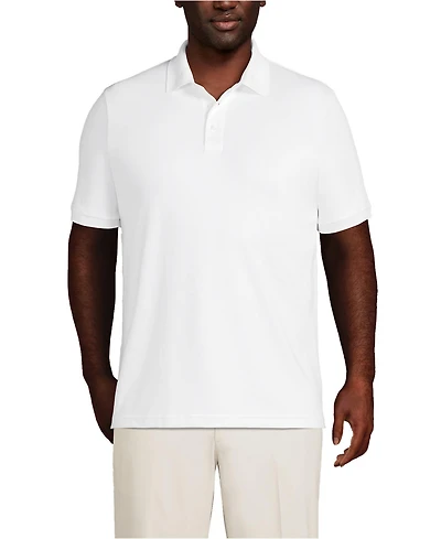 Lands' End Big & Tall School Uniform Short Sleeve Cotton Supima Polo Shirt