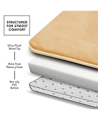 Non-Slip, Ultra Soft Plush, Memory Foam Bath Rug