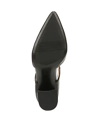 Naturalizer Women's Pixie Mary Jane Pointed Toe Block Heel Pumps