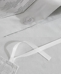 Vera Wang Illusion 3 Piece Duvet Cover Set, Queen