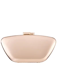 Nina Mirror Metallic Minaudiere Clutch