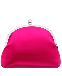 Nina Flower Embellished Frame Crossbody Clutch