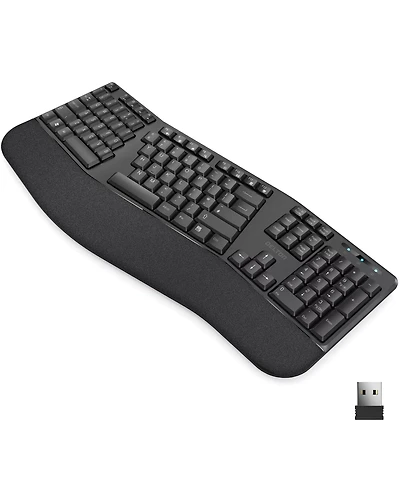 Delton KB200 Wireless Ergonomic Keyboard (DKBERG24G8-wb)